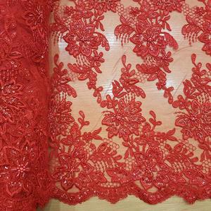 HAFT NA TIULU ZDOBIONY KORALIKAMI - 68101 