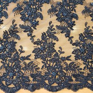 HAFT NA TIULU ZDOBIONY KORALIKAMI - 68101 