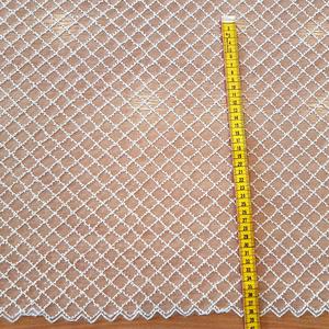 HAFT NA TIULU ZDOBIONY KORALIKAMI