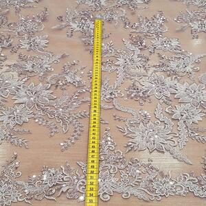 HAFT NA TIULU ZDOBIONY CEKINAMI