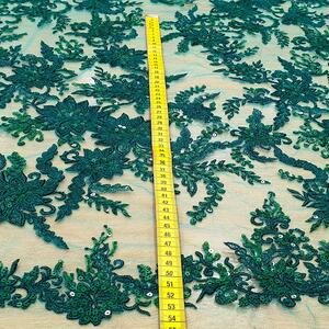 HAFT NA TIULU ZDOBIONY CEKINAMI