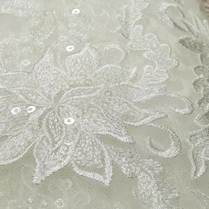 HAFT NA TIULU ZDOBIONY CEKINAMI