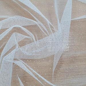 TIUL W SREBRNE KROPKI  - NT42