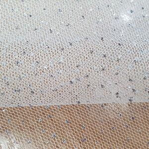 TIUL W SREBRNE KROPKI 