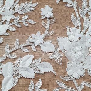 HAFT NA TIULU ZDOBIONY 3D