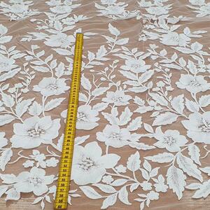 HAFT NA TIULU ZDOBIONY CEKINAMI