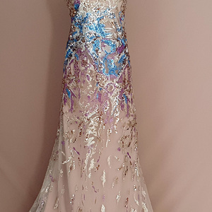 HAFT NA TIULU ZDOBIONY CEKINAMI - 3022484 