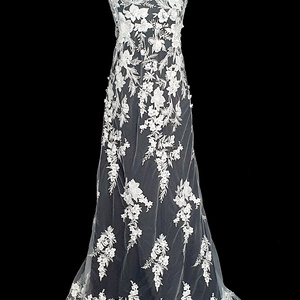 HAFT NA TIULU ZDOBIONY 3D - 9835-3D