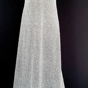 TIUL BROKAT ZDOBIONY  - MA36