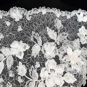 HAFT NA TIULU ZDOBIONY 3D