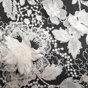 HAFT NA TIULU ZDOBIONY 3D