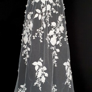 HAFT NA TIULU ZDOBIONY 3D - 3450-3D