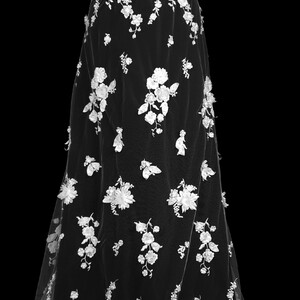 HAFT 3D NA TIULU ZDOBIONY - 6036-3D