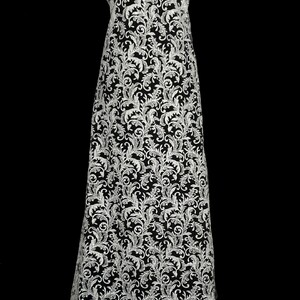 HAFT NA TIULU ZDOBIONY CEKINAMI - 3471