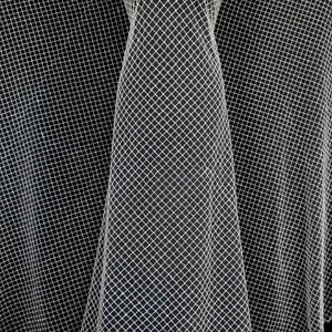 HAFT NA TIULU ZDOBIONY KORALIKAMI