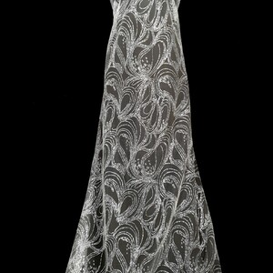 TIUL OZDOBNY KRYSZTAŁEK - NT60