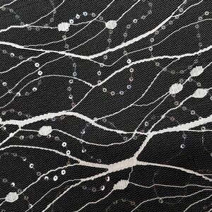 DELIKATNA KORONKA Z CEKINAMI