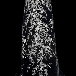 HAFT NA TIULU ZDOBIONY KORALIKAMI - 812MA