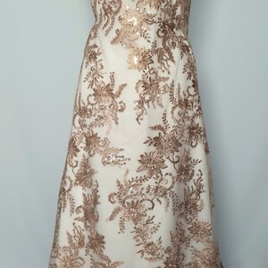 HAFT NA TIULU ZDOBIONY CEKINAMI - EF1080