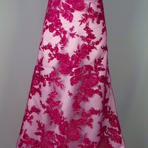 HAFT NA TIULU ZDOBIONY CEKINAMI - 56601