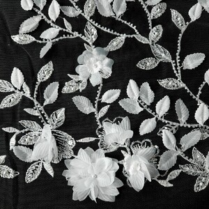 HAFT NA TIULU ZDOBIONY 3D