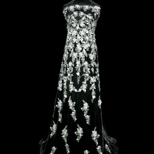 HAFT NA TIULU ZDOBIONY 3D - 8606-3D