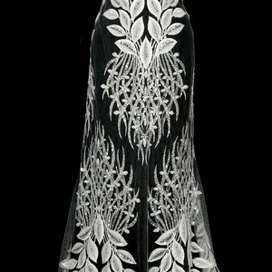 HAFT NA TIULU ZDOBIONY  - 9604