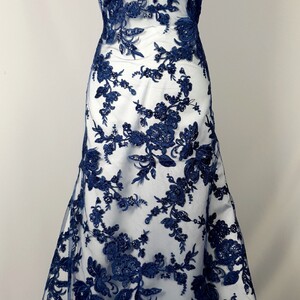 HAFT NA TIULU ZDOBIONY CEKINAMI - 56601