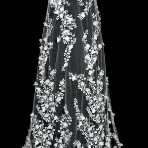 HAFT NA TIULU ZDOBIONY 3D - 6612-3D