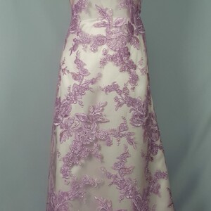 HAFT NA TIULU ZDOBIONY CEKINAMI - 56601