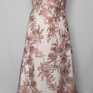 HAFT NA TIULU ZDOBIONY CEKINAMI - EF1080