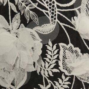 HAFT NA TIULU ZDOBIONY 3D