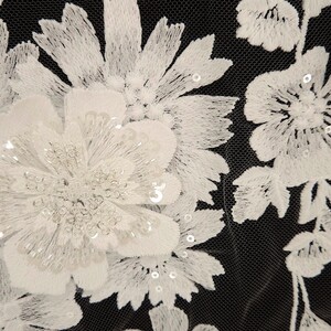 HAFT NA TIULU ZDOBIONY 3D