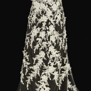 HAFT NA TIULU ZDOBIONY 3D - 4161-3D