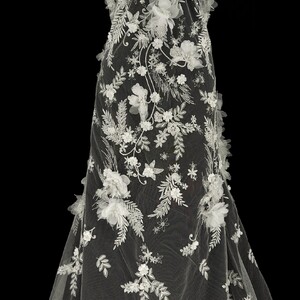 HAFT NA TIULU ZDOBIONY 3D - 6876-3D