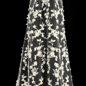 HAFT NA TIULU ZDOBIONY 3D - 8016-3D