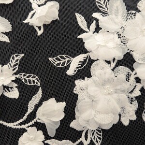 HAFT NA TIULU ZDOBIONY 3D