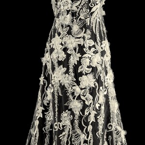 HAFT NA TIULU ZDOBIONY 3D - 8619-3D