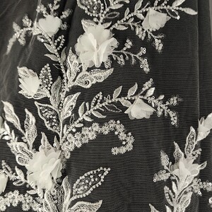 HAFT NA TIULU ZDOBIONY 3D