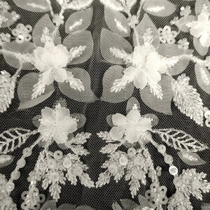 HAFT NA TIULU ZDOBIONY 3D