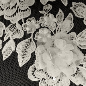 HAFT NA TIULU ZDOBIONY 3D