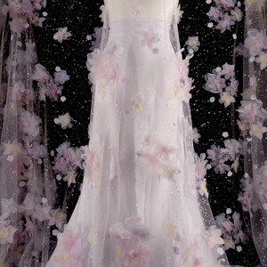 HAFT NA TIULU ZDOBIONY 3D