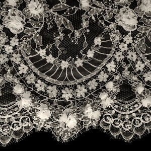 KORONKA FRANCUSKA ZDOBIONA 3D