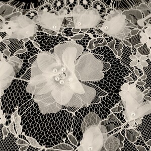 KORONKA FRANCUSKA ZDOBIONA 3D