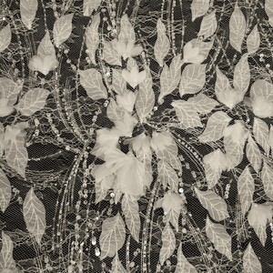 KORONKA FRANCUSKA ZDOBIONA 3D